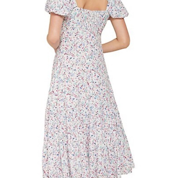 Evernew Alexandra Pintuck Floral Dress Midaxi - Picture 1 of 7
